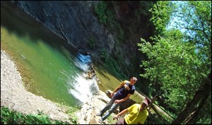 Невеличка гребля споруджена для забору води до валила